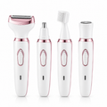Women's Electric Shaver | 4-in-1 Rechargeable Grooming Kit